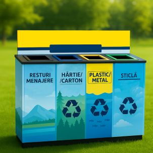 Coș de Gunoi Selectiv 