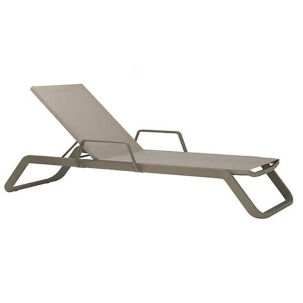 Sezlong Vila - aluminiu, textil