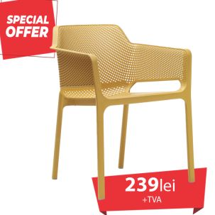 Scaun terasa Net senape