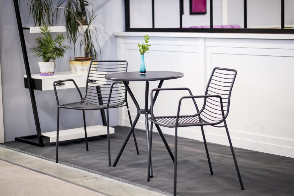 mese si scaune terasa metal by trend furniture