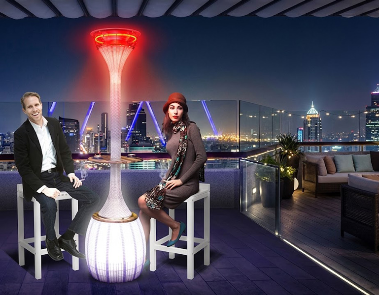 Incalzitoarele pentru terasa: Toscano  si Avana